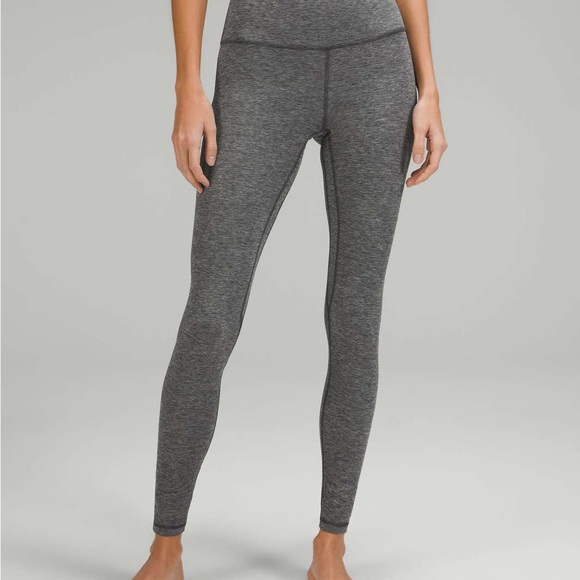 Lululemon Align High-Rise Pant 28" Heathered Graphite Grey Size 8 - Picture 2 of 7